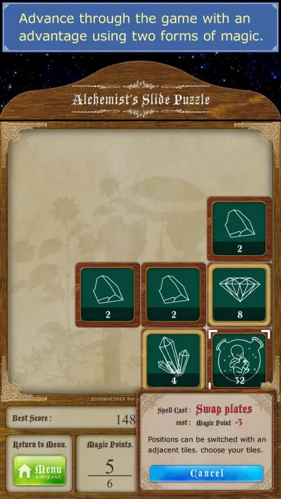 Alchemist's slide puzzle Ekran Görüntüleri