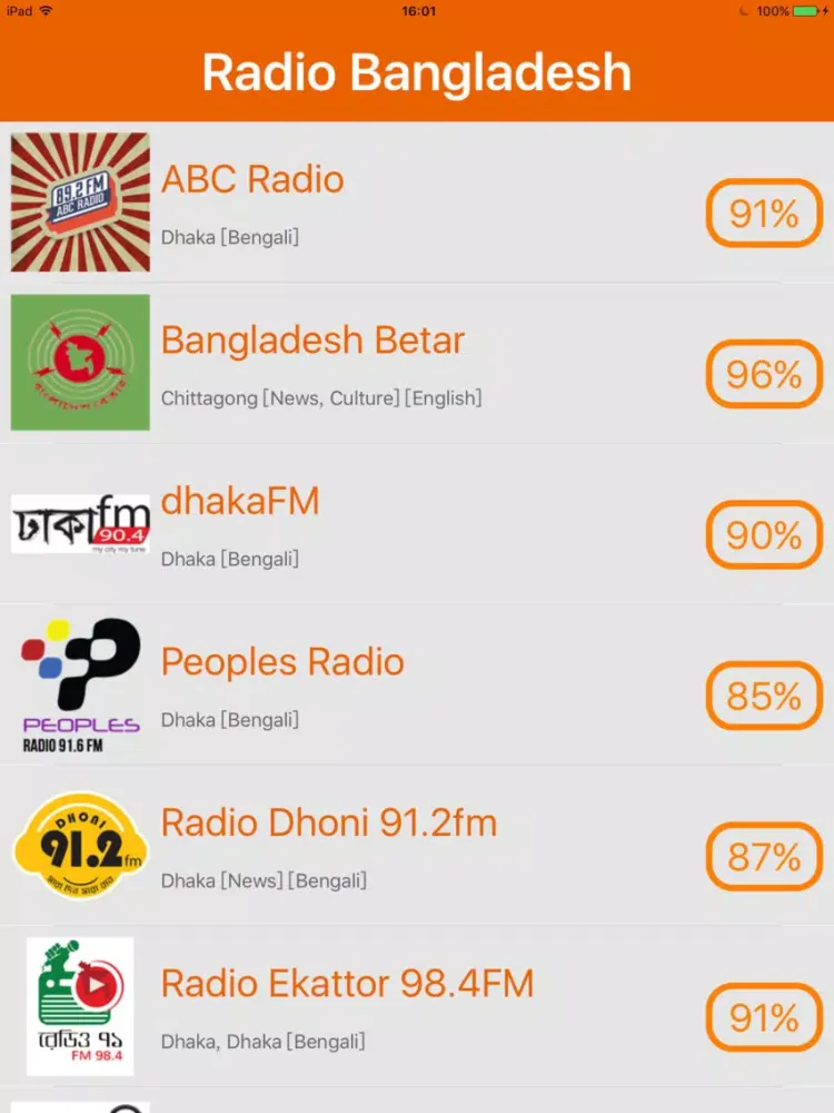 Screenshot di Radio Bangladesh - Radio BD iPad 