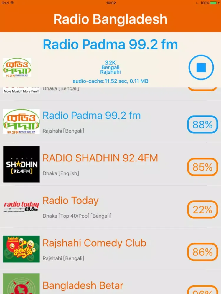 Screenshot di Radio Bangladesh - Radio BD iPad 