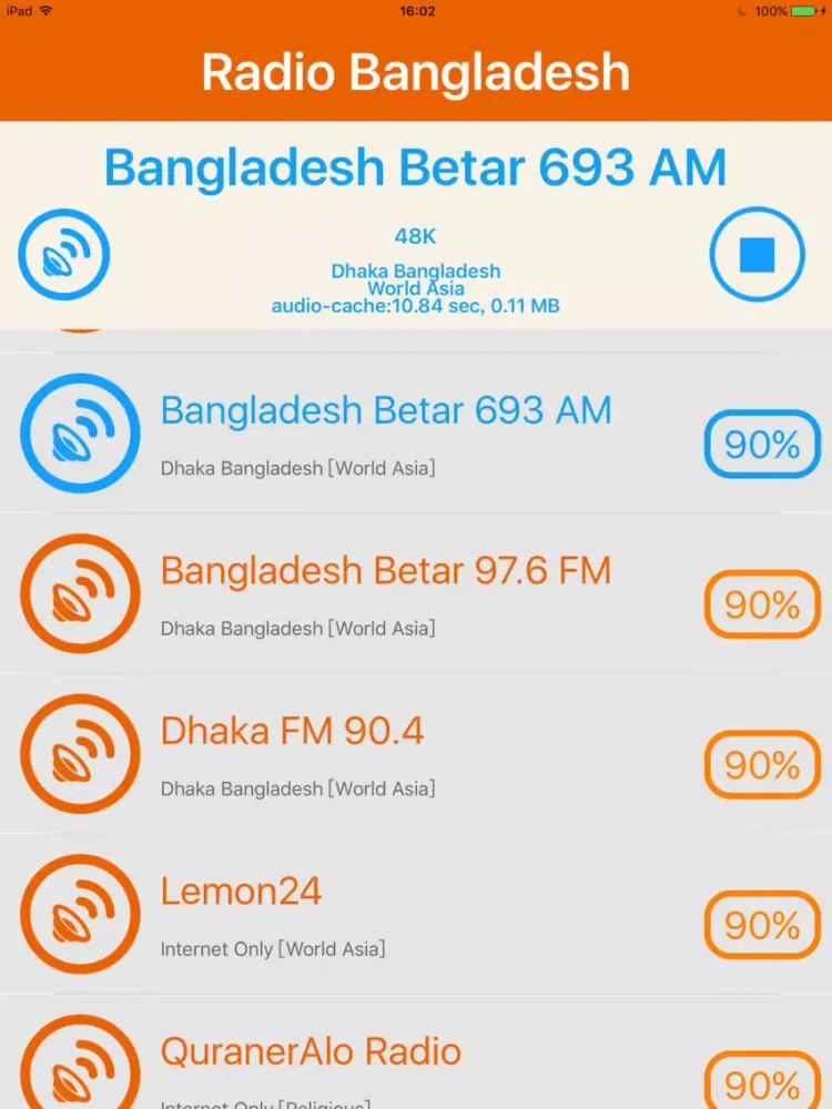 Screenshot di Radio Bangladesh - Radio BD iPad 