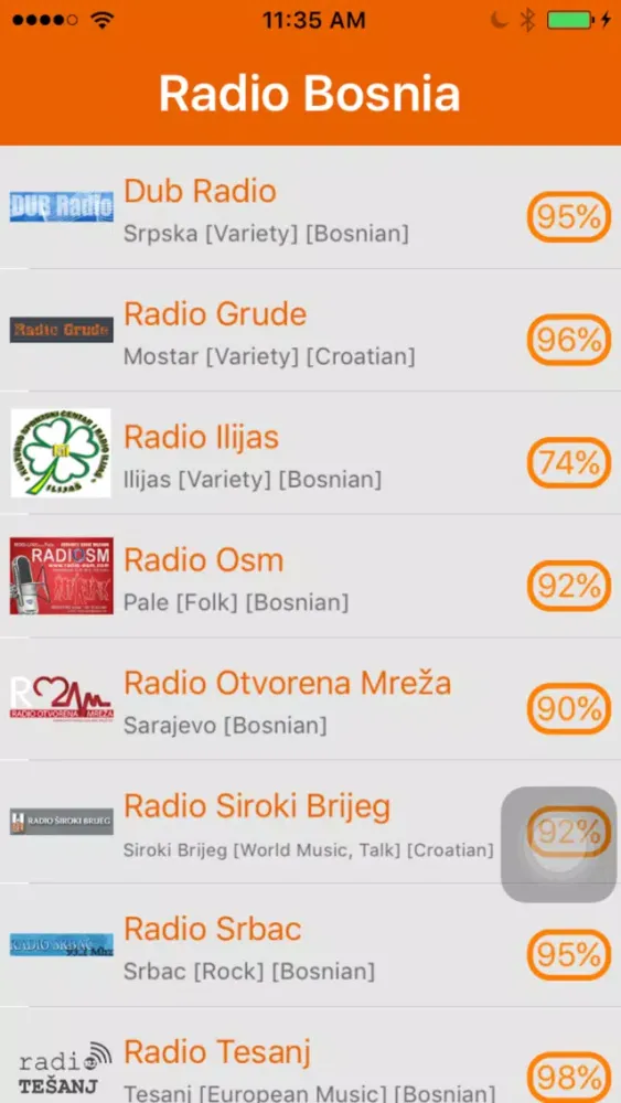Radio Bosnia - Radio Bosna স্ক্রিনশট