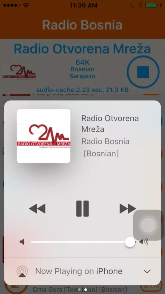 Radio Bosnia - Radio Bosna স্ক্রিনশট