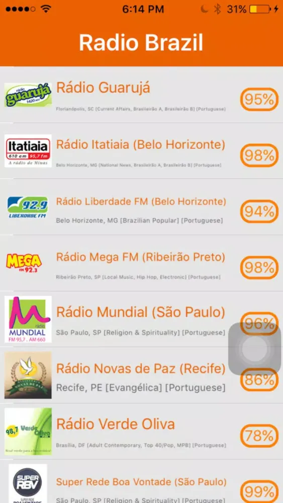 Radio Brazil - Rádio Brasil سکرین شاٹس