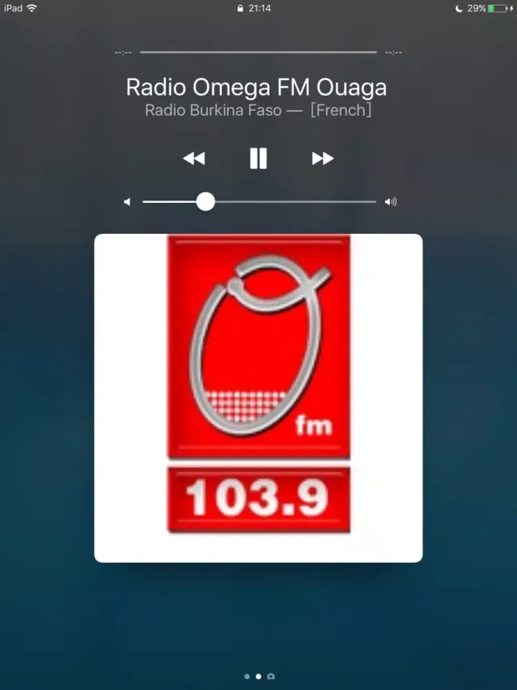 Zrzuty ekranu Radio Burkina Faso - Radio BF iPad 