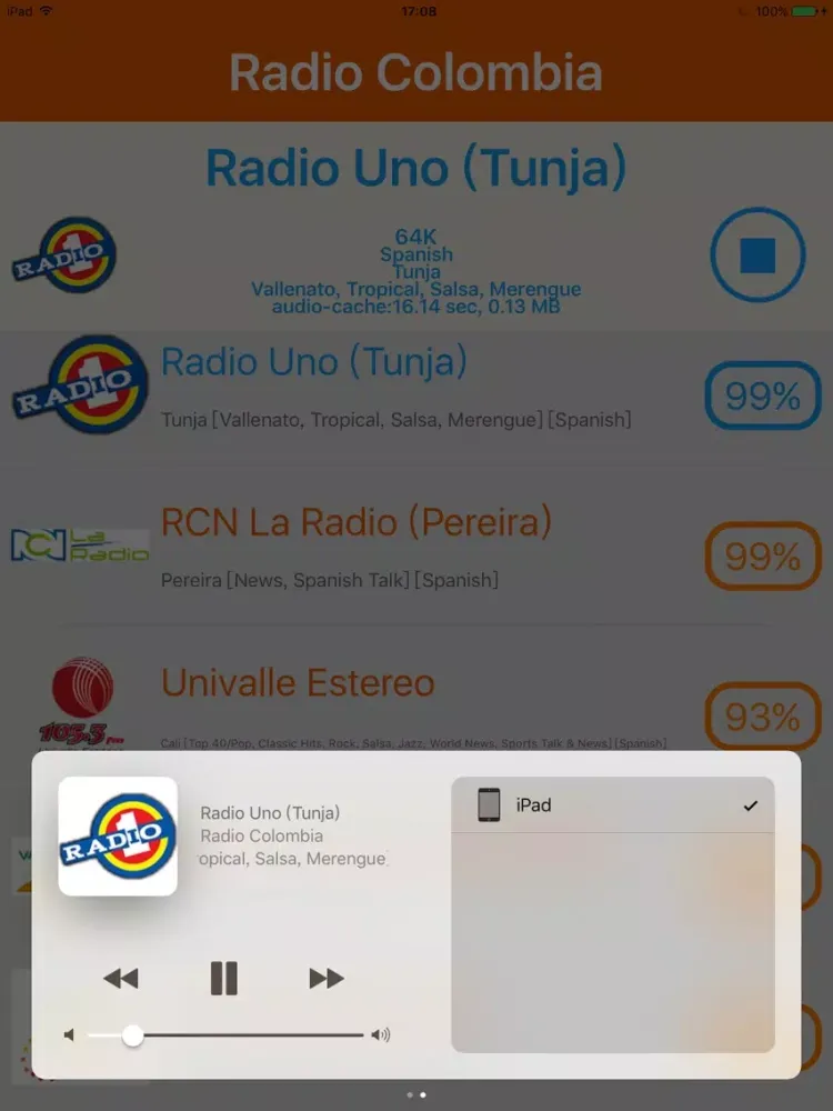 Radio Colombia - Radio COL iPad  স্ক্রিনশট