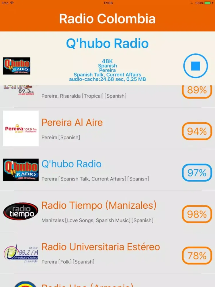 Radio Colombia - Radio COL iPad  স্ক্রিনশট