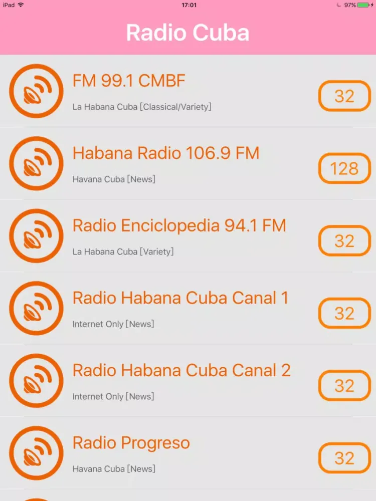 Radio Cuba - Live Radio Stations iPad Screenshots