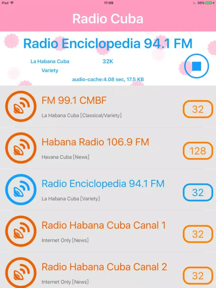 Radio Cuba - Live Radio Stations iPad Screenshots