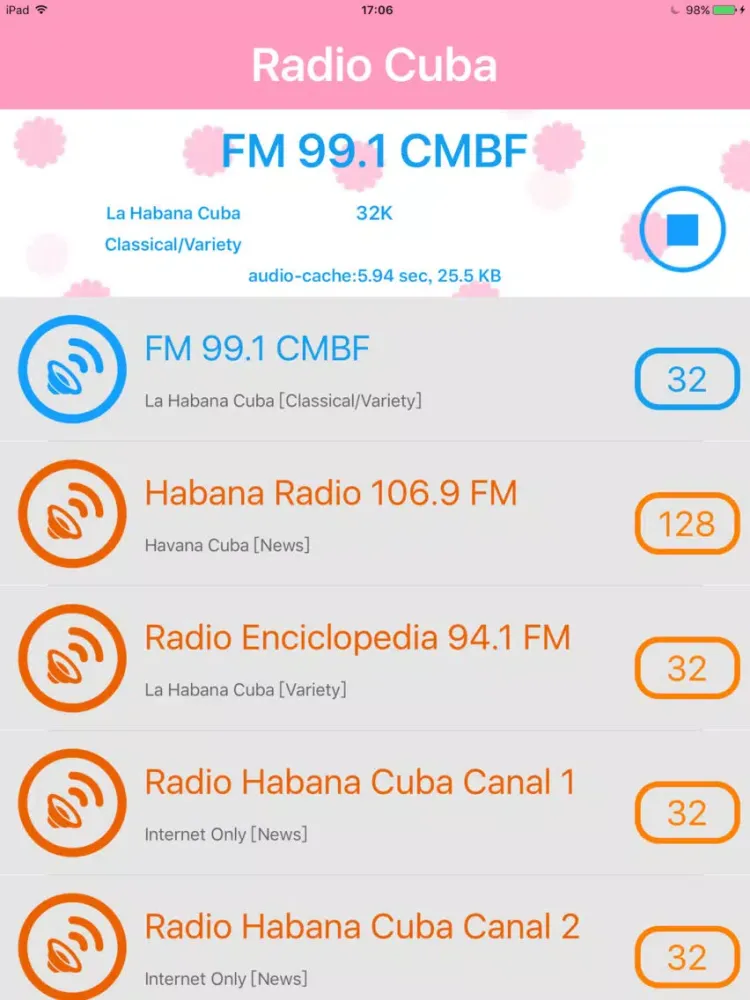 Radio Cuba - Live Radio Stations iPad Screenshots