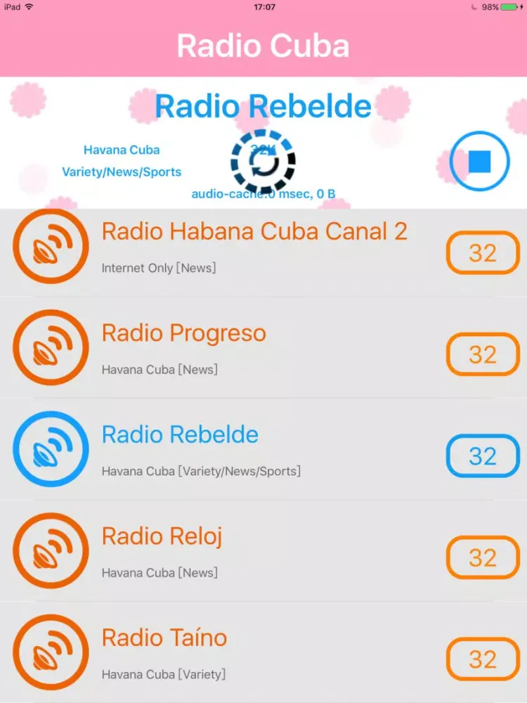 Radio Cuba - Live Radio Stations iPad Screenshots