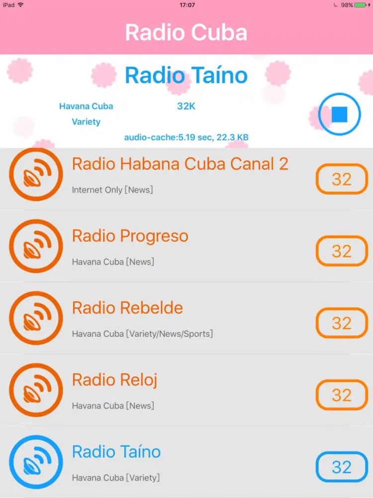 Radio Cuba - Live Radio Stations iPad Screenshots
