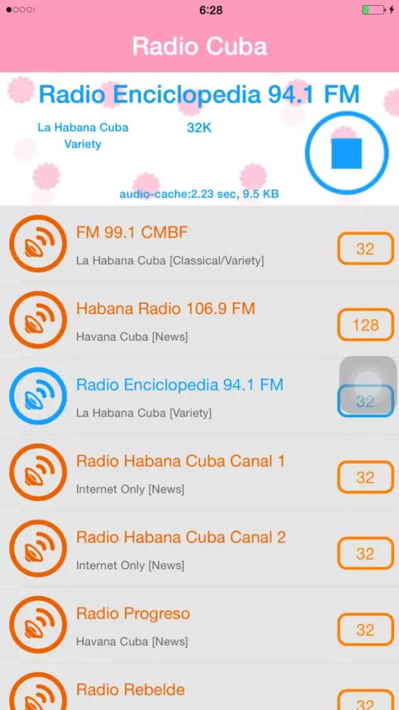 Radio Cuba - Live Radio Stations Screenshots