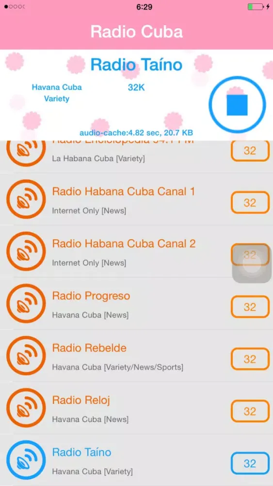 Radio Cuba - Live Radio Stations Screenshots