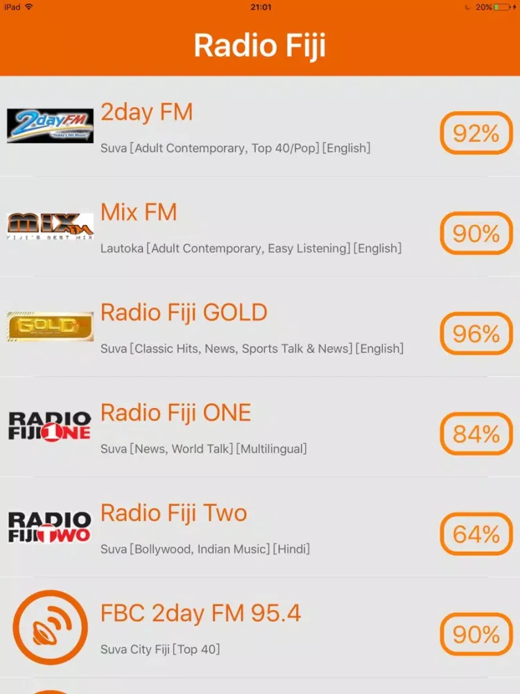Radio Fiji - Radio FJ iPad  سکرین شاٹس