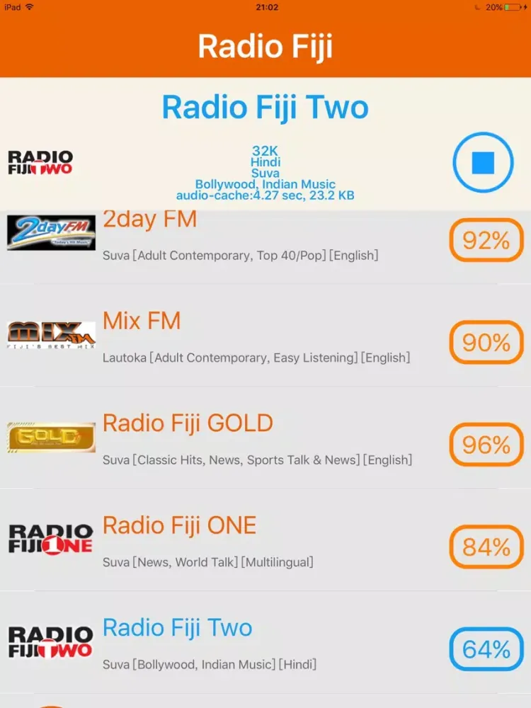 Radio Fiji - Radio FJ iPad  سکرین شاٹس