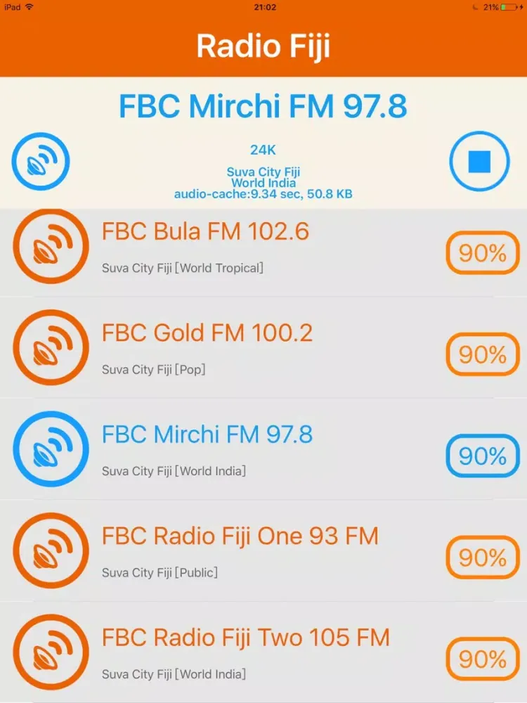 Radio Fiji - Radio FJ iPad  سکرین شاٹس