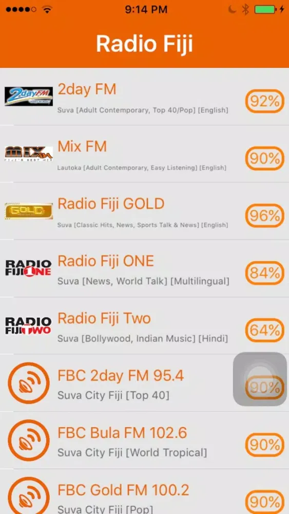 Radio Fiji - Radio FJ سکرین شاٹس