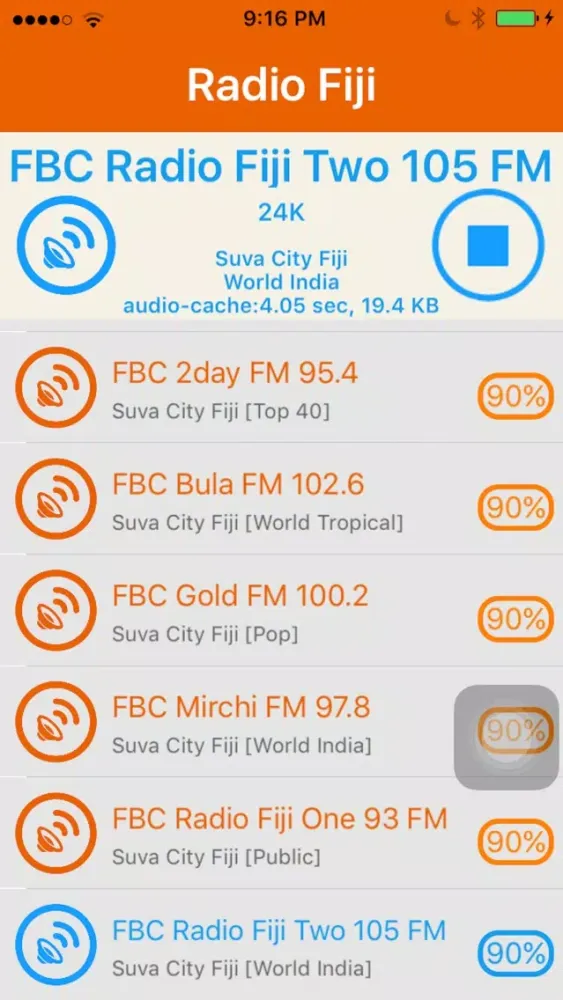 Radio Fiji - Radio FJ سکرین شاٹس