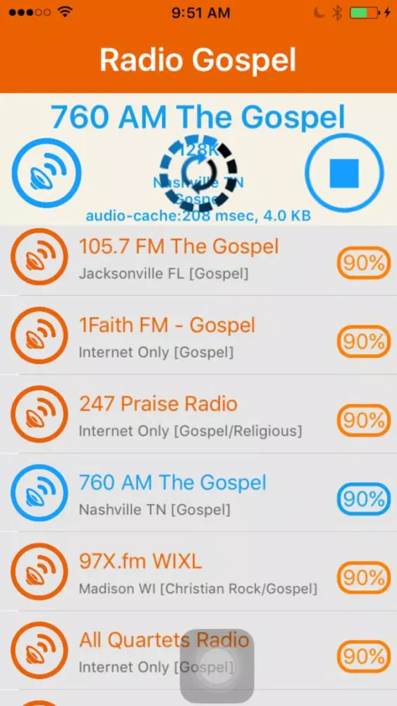 Radio Gospel - Gospel Radio স্ক্রিনশট