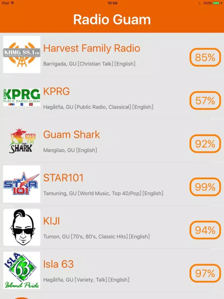 Radio Guam - Radio GU iPad  Screenshots