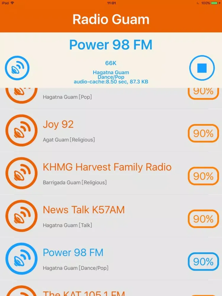 Radio Guam - Radio GU iPad  Screenshots