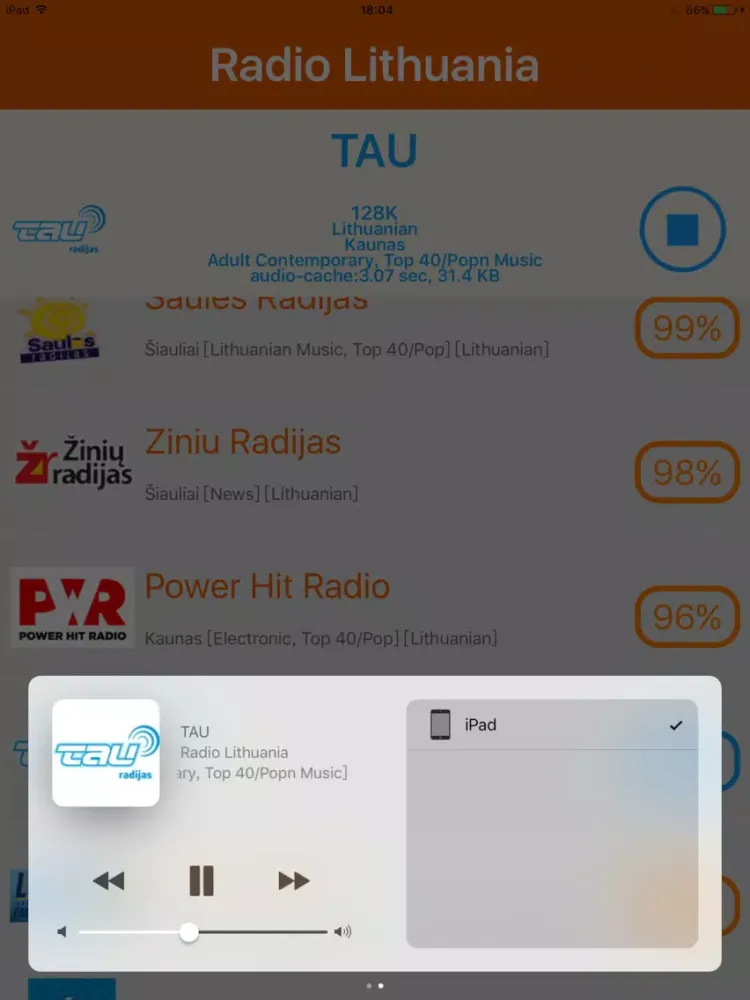 Radio Lithuania - Radijas Lietuva iPad  Ekran Görüntüleri
