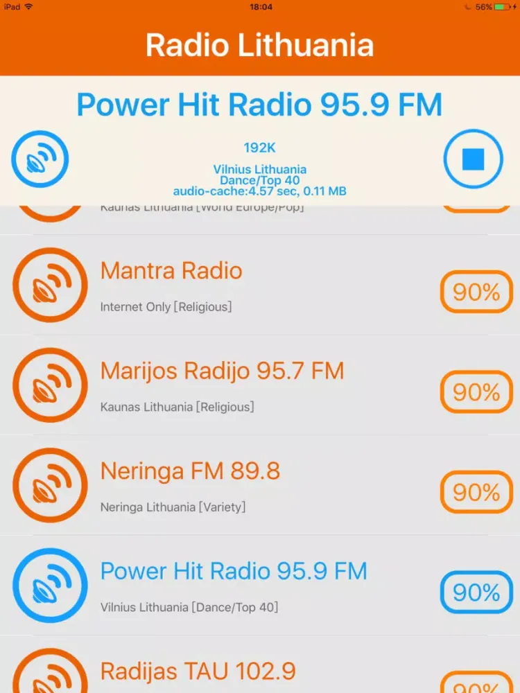 Radio Lithuania - Radijas Lietuva iPad  Ekran Görüntüleri