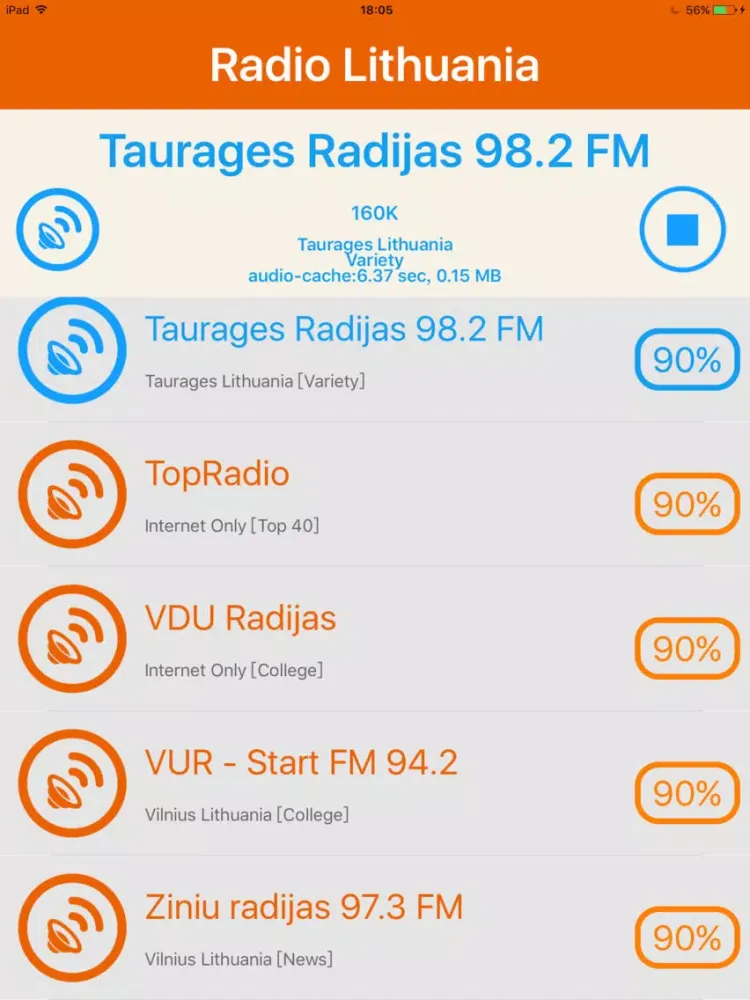 Radio Lithuania - Radijas Lietuva iPad  Ekran Görüntüleri