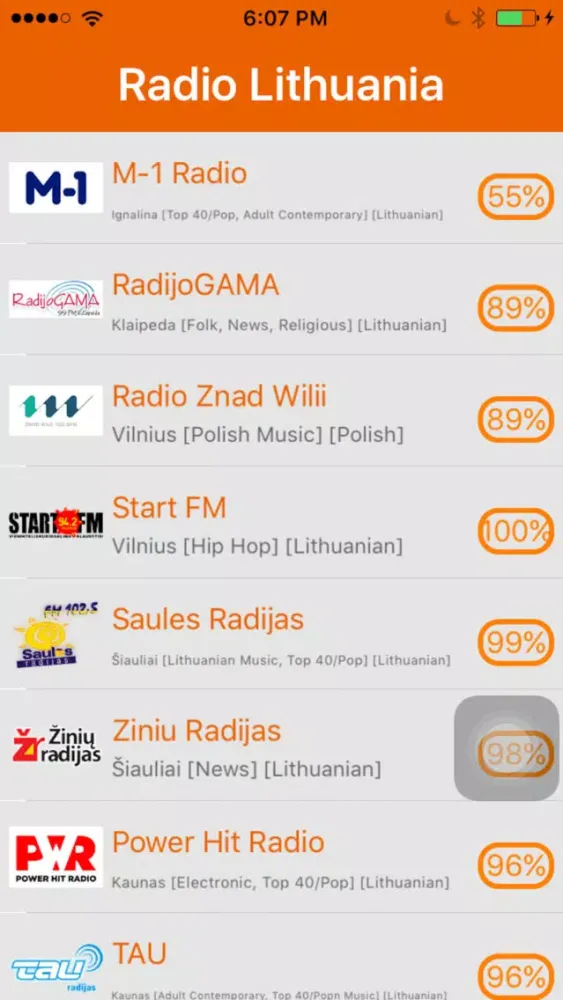 Radio Lithuania - Radijas Lietuva Ekran Görüntüleri