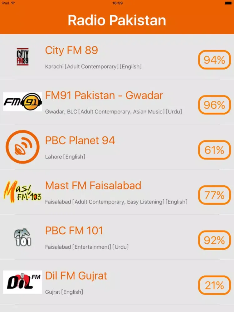 Radio Pakistan - Radio PK(ریڈیو پاکستان) iPad  スクリーンショット