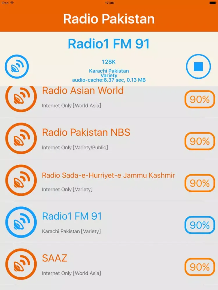 Radio Pakistan - Radio PK(ریڈیو پاکستان) iPad  スクリーンショット