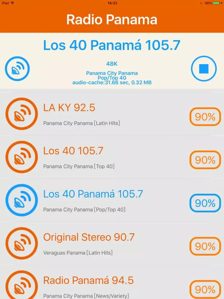 تصاویر Radio Panama - Radio Panamá iPad 