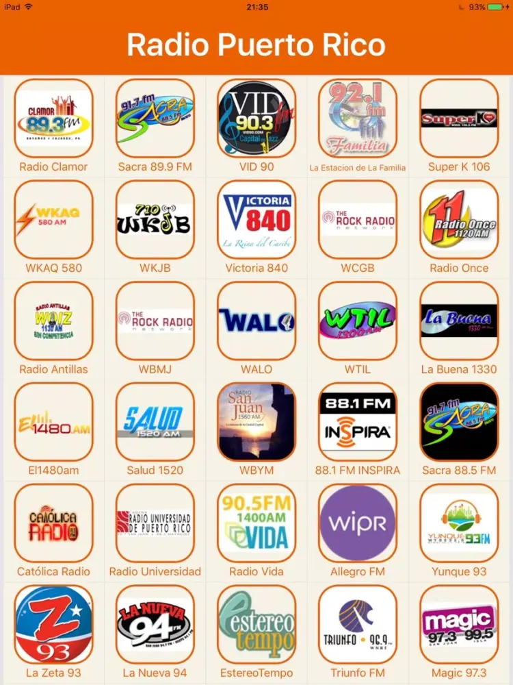 Radio Puerto Rico - Radio PR iPad  스크린샷