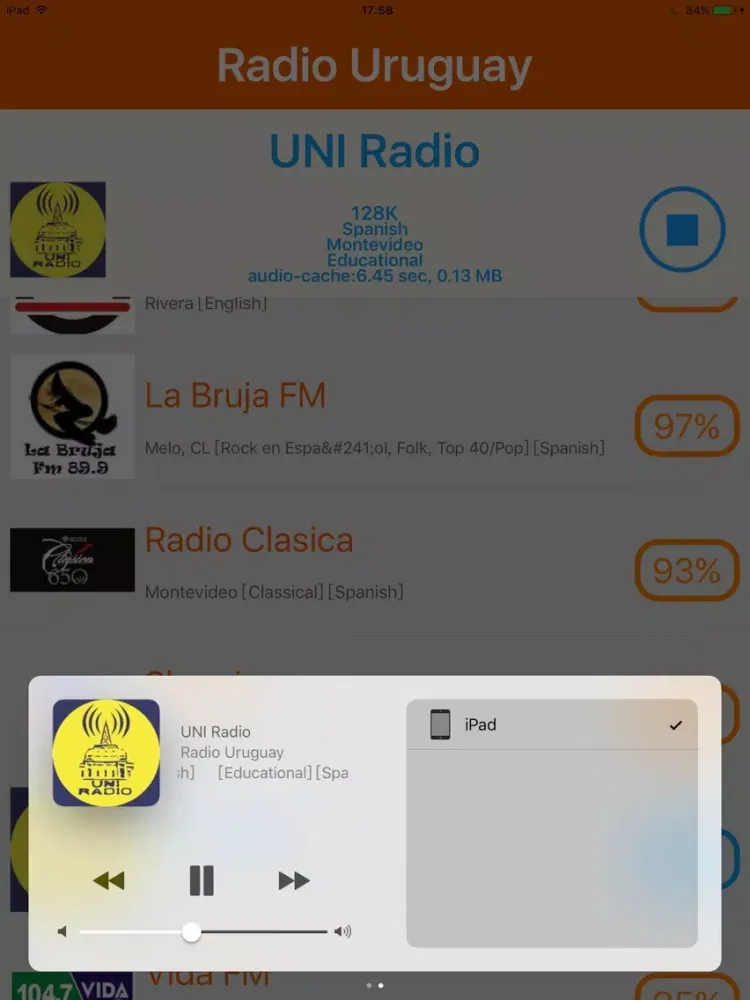 تصاویر Radio Uruguay - Radio URY iPad 
