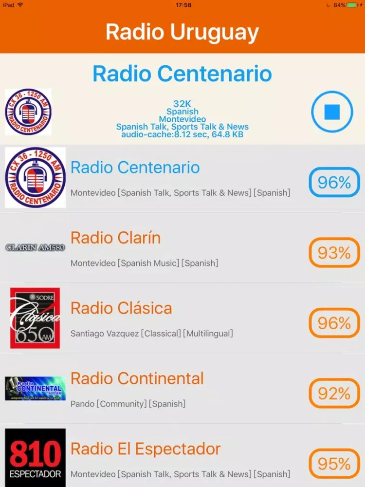 تصاویر Radio Uruguay - Radio URY iPad 