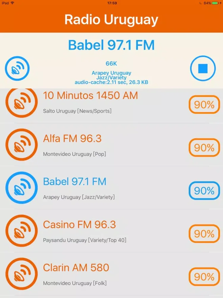تصاویر Radio Uruguay - Radio URY iPad 