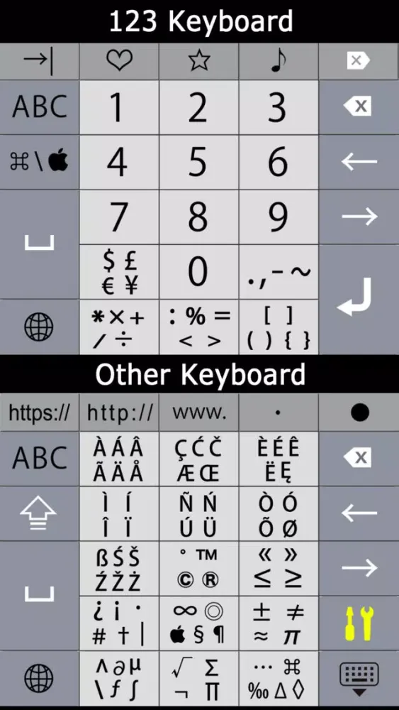 Capturas de tela do K4us Maltese Keyboard