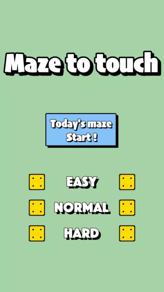 Ảnh chụp màn hình của Maze to touch