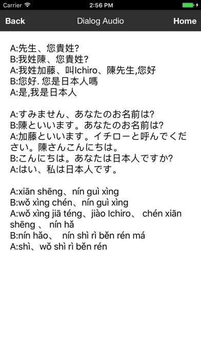 台湾の中国語レッスン スクリーンショット