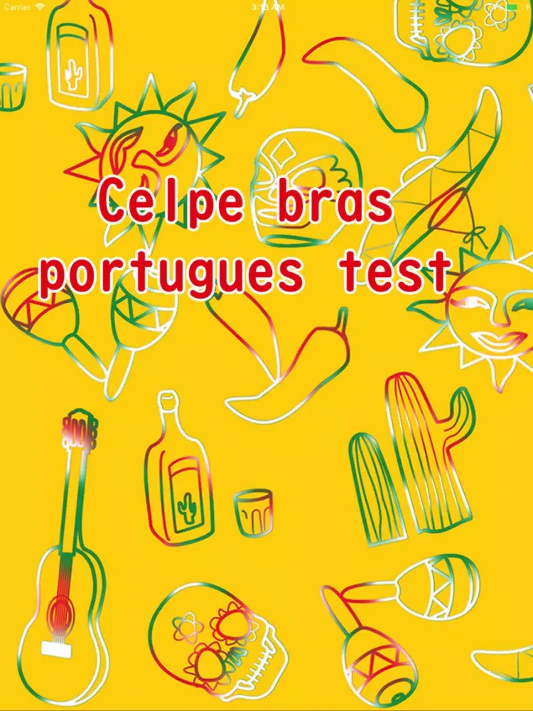 Celpe bras portugues test iPad  स्क्रीनशॉट
