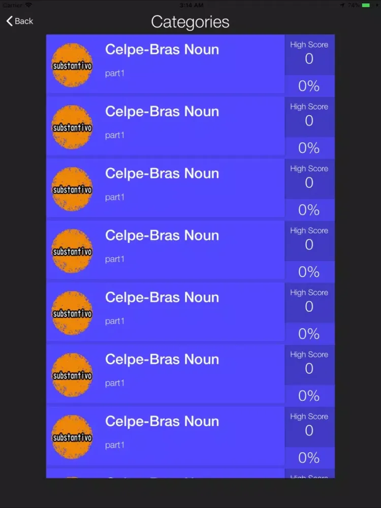 Celpe bras portugues test iPad  स्क्रीनशॉट