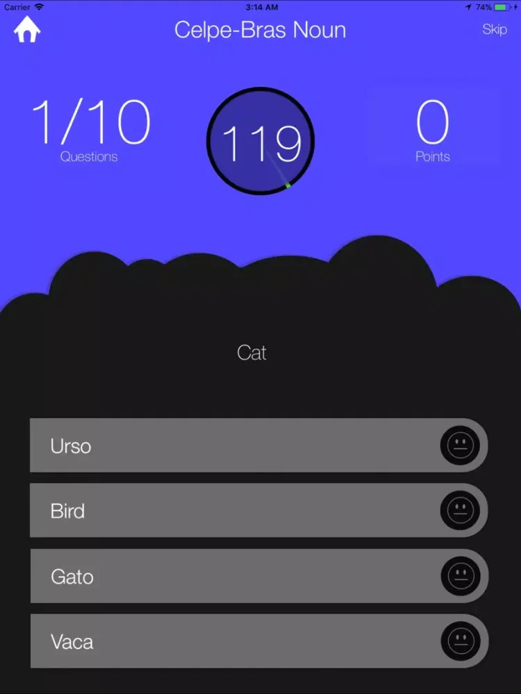 Celpe bras portugues test iPad  स्क्रीनशॉट