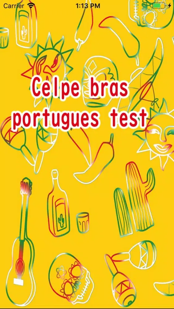 Celpe bras portugues test स्क्रीनशॉट