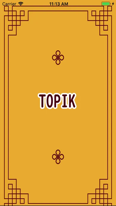 TOPIK Beginner Vocabulary Test Screenshots
