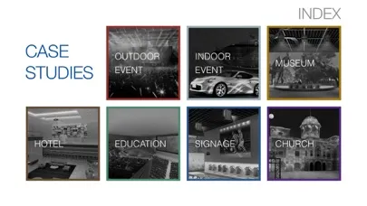 Ảnh chụp màn hình của Epson Projector Case Studies