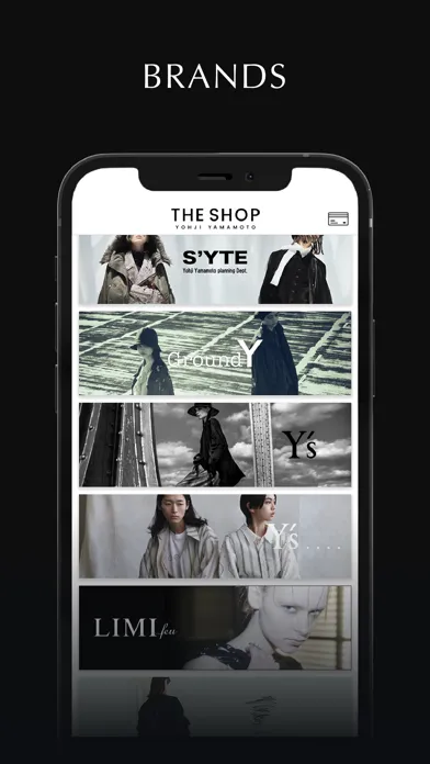 Capturas de tela do THE SHOP YOHJI YAMAMOTO