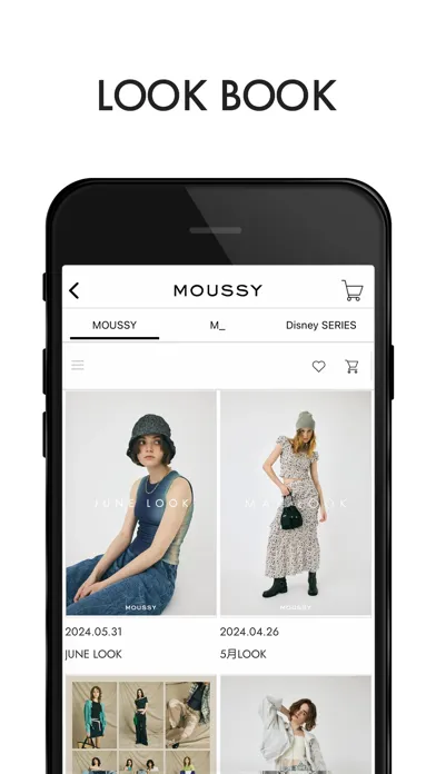 Capturas de tela do MOUSSY(マウジー)公式アプリ