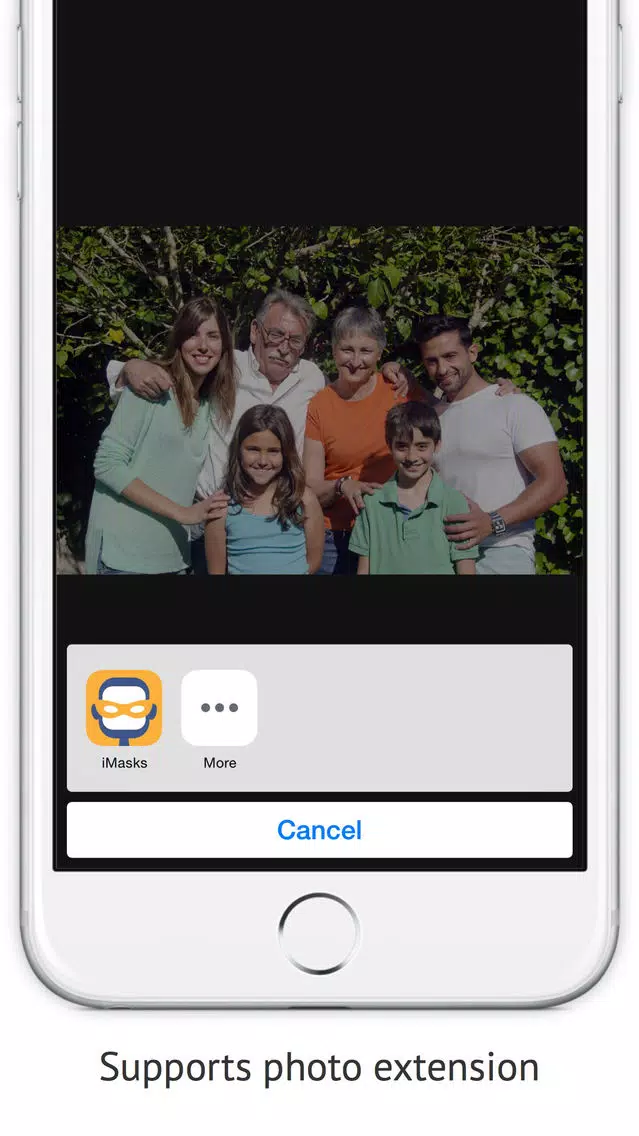 Ảnh chụp màn hình của iMasks - icon mask to photos
