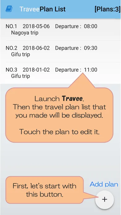 تصاویر Travee - Itinerary App