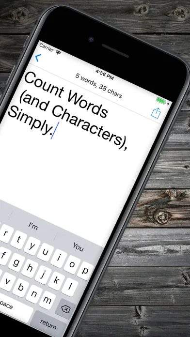 Word Count Notes Screenshots